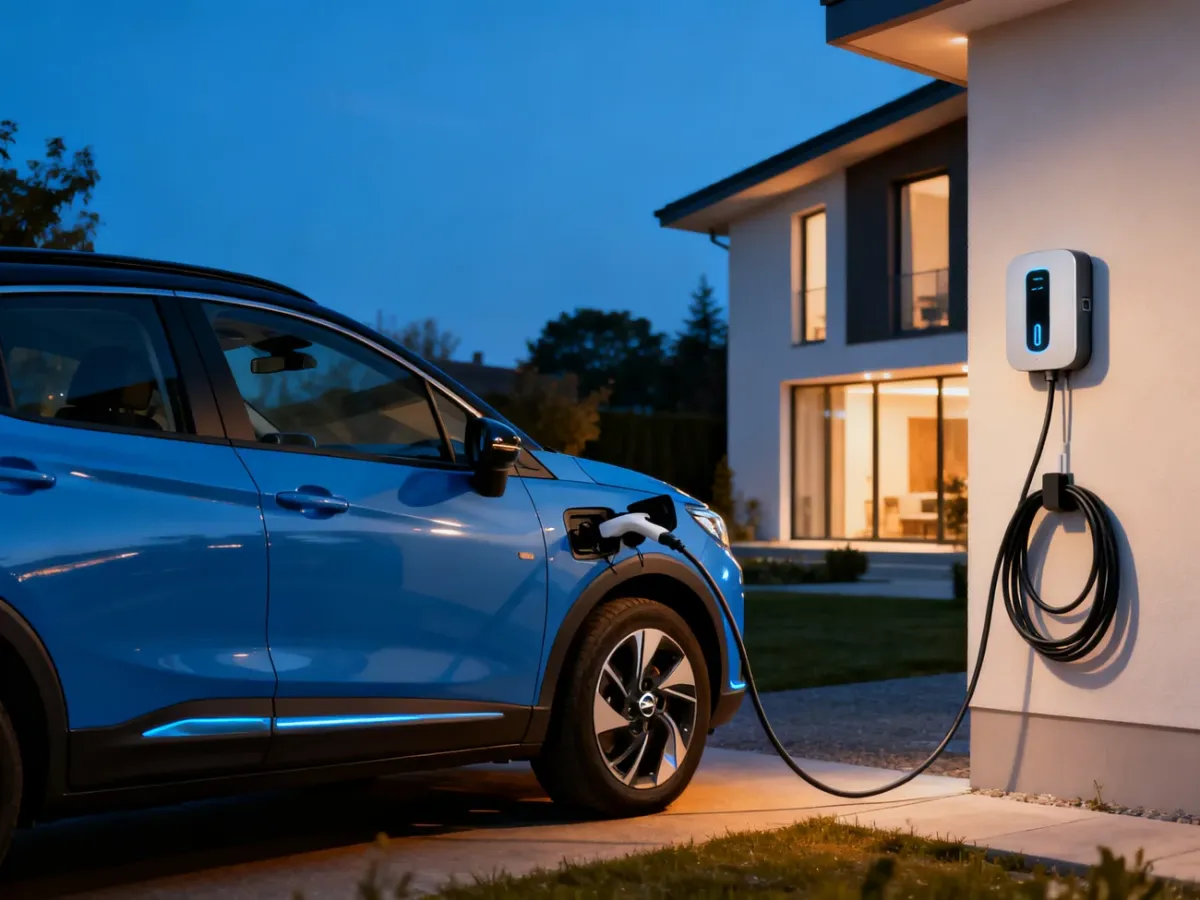 Opel Mokka Electric ładowany z domowego wallboxa