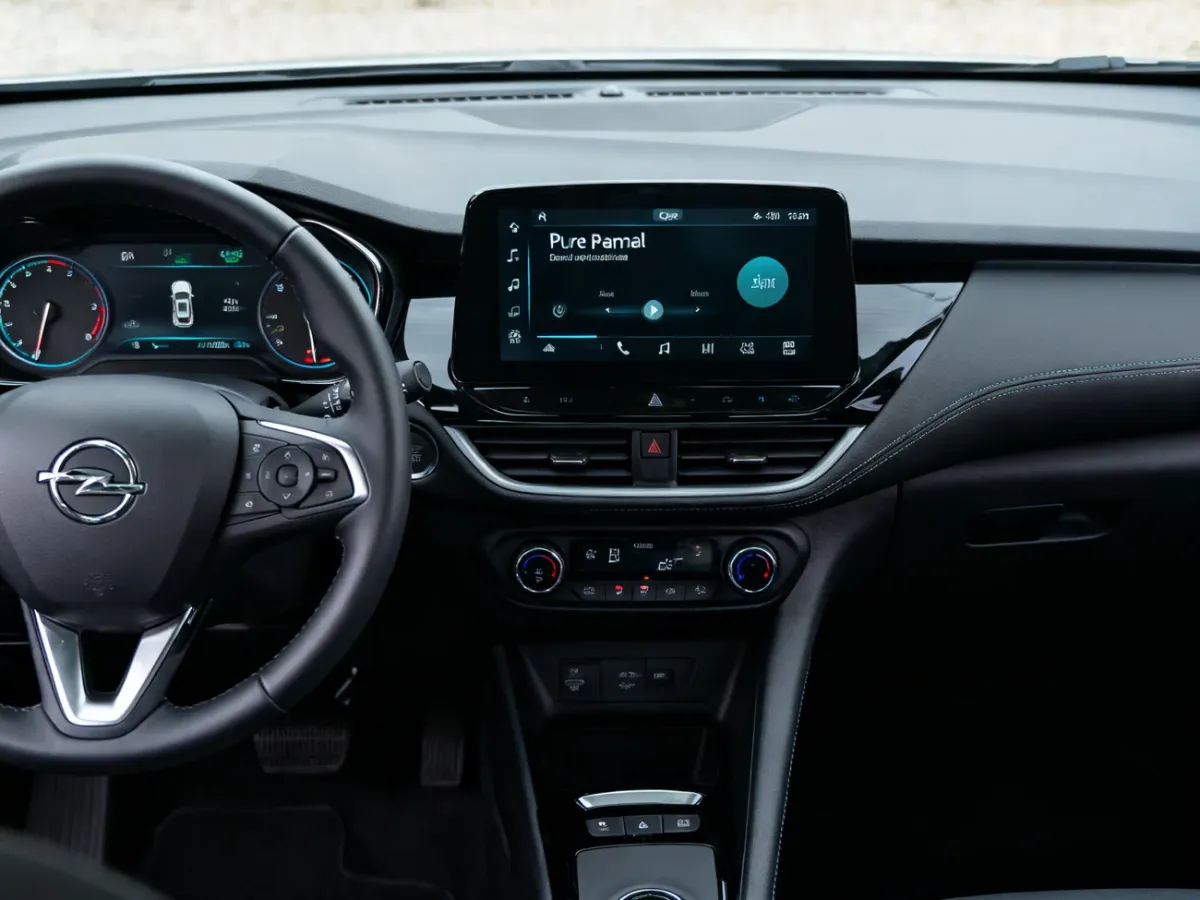 Wnętrze Opla Mokka Electric z cyfrowym panelem Pure Panel