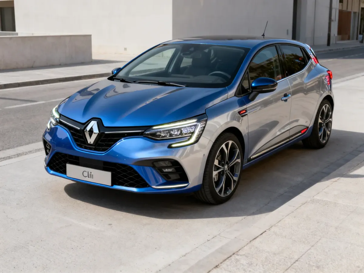 Renault Clio 5 po liftingu z 2023 roku widoczne od przodu