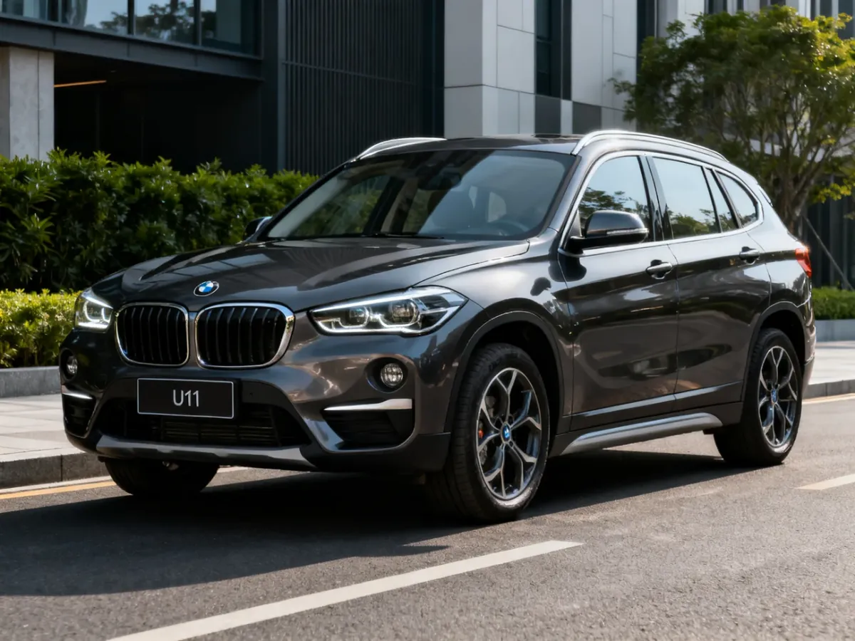 BMW X1 U11 w widoku trzy czwarte z przodu