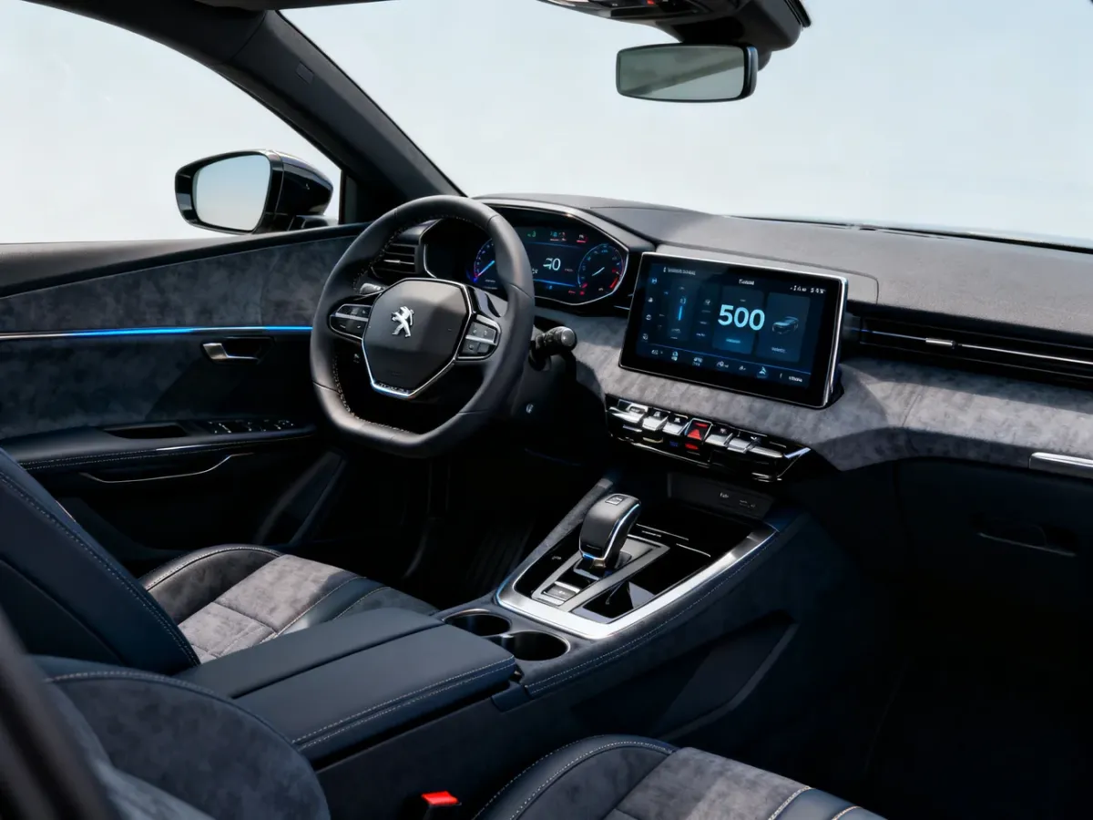 Nowoczesna kabina Peugeot 5008 z kokpitem i-Cockpit