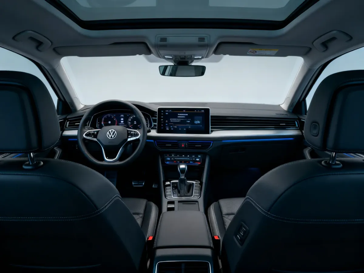 Cyfrowe wnętrze Volkswagena Passata B9 Variant z ekranem multimedialnym