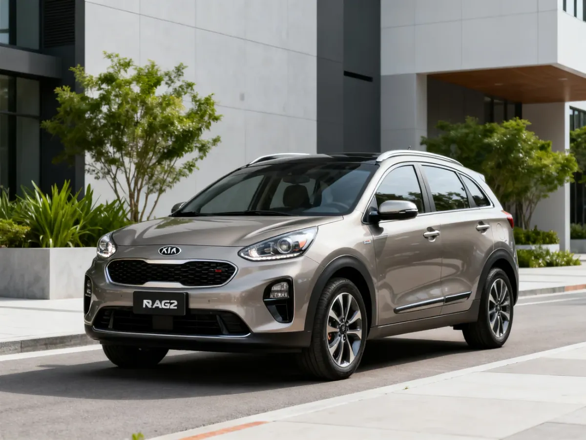 Kia Niro SG2 w miejskim otoczeniu