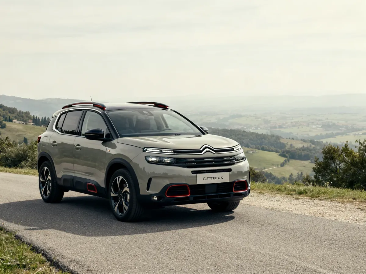 Citroën C5 Aircross 2025 na malowniczej drodze